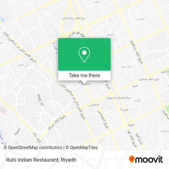 Ruhi Indian Restaurant map
