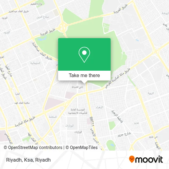 Riyadh, Ksa map