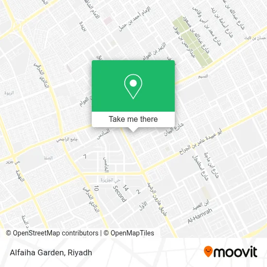 Alfaiha Garden map