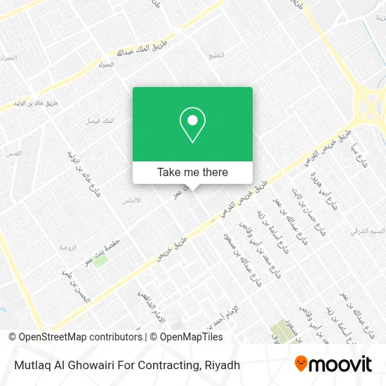Mutlaq Al Ghowairi For Contracting map