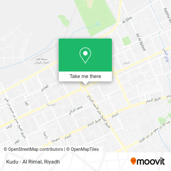 Kudu - Al Rimal map