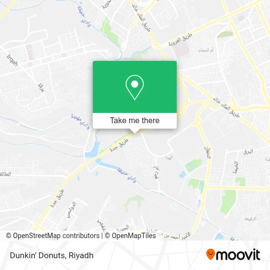 Dunkin' Donuts map