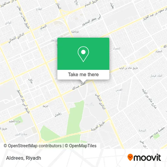 Aldrees map