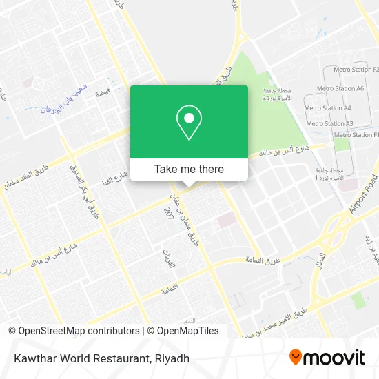 Kawthar World Restaurant map