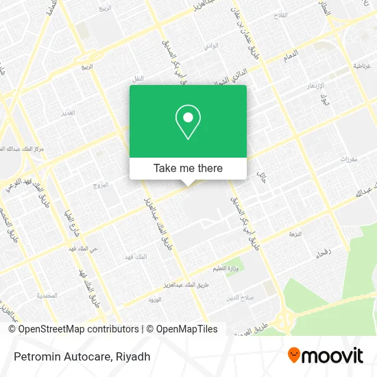 Petromin Autocare map