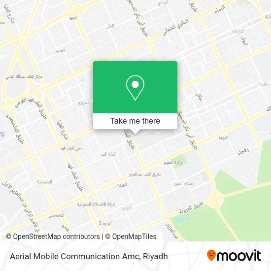 Aerial Mobile Communication Amc map