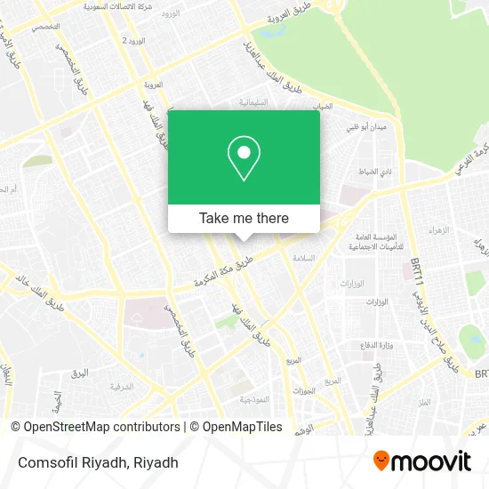 Comsofil Riyadh map