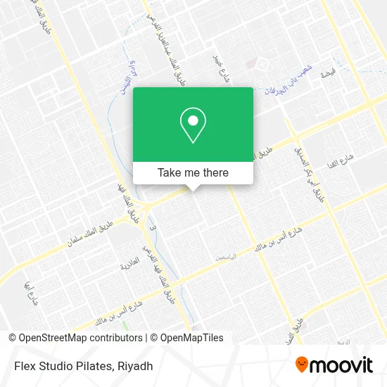 Flex Studio Pilates map