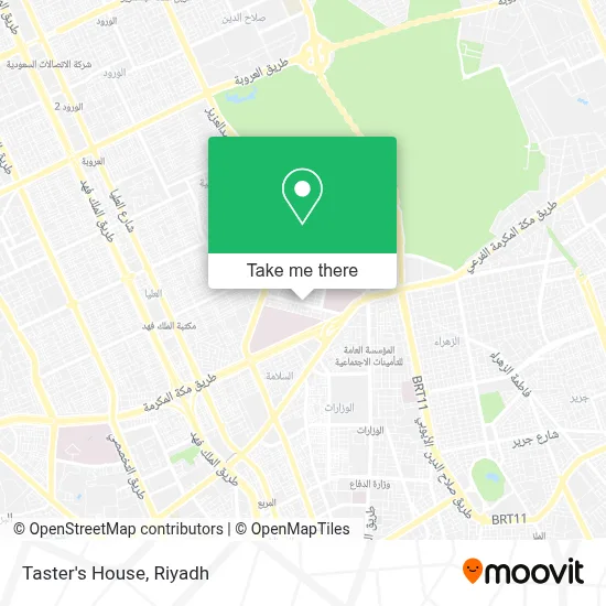 Taster's House map