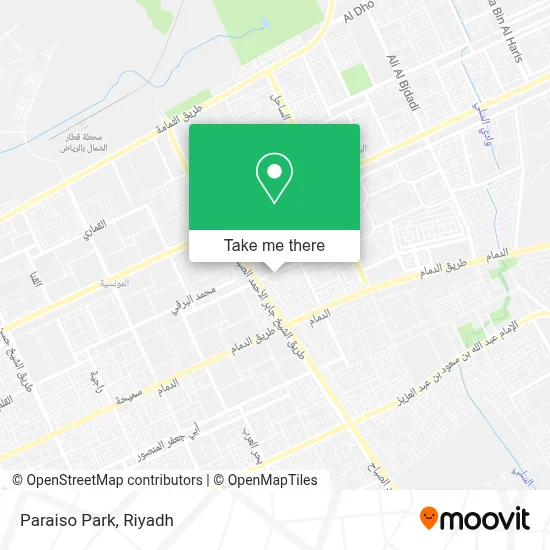 Paraiso Park map