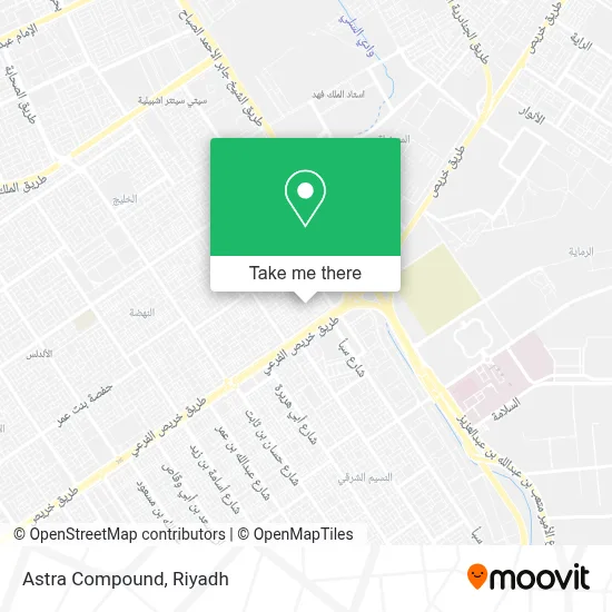 Astra Compound map