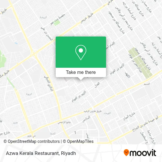 Azwa Kerala Restaurant map