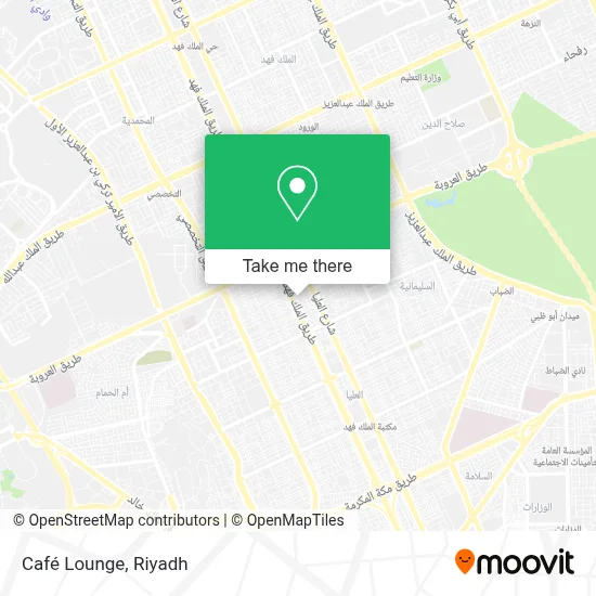 Café Lounge map