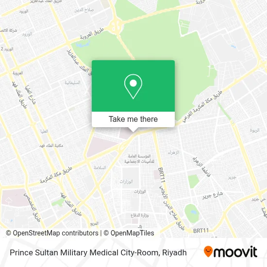 Prince Sultan Military Medical City-Room map