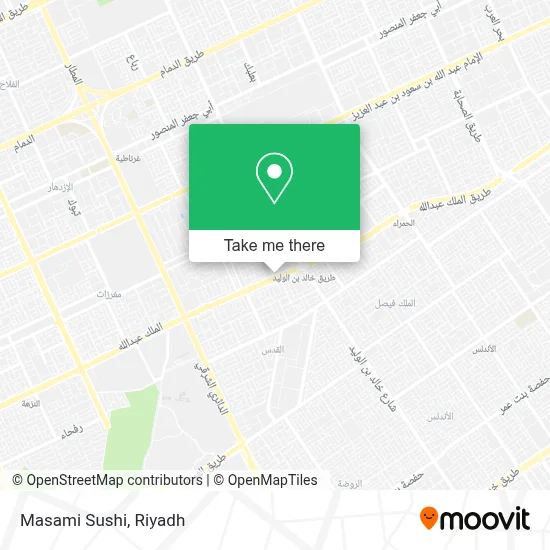 Masami Sushi map