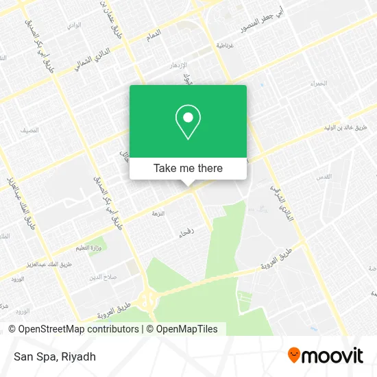 San Spa map