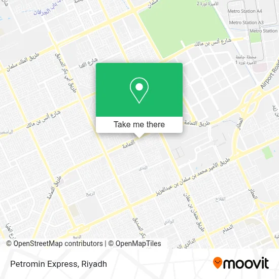 Petromin Express map