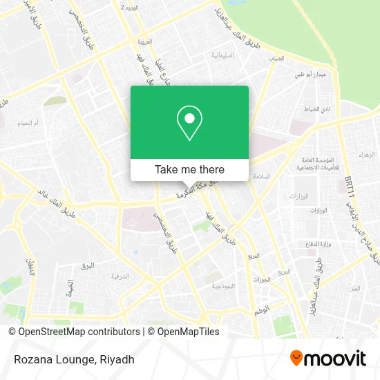 Rozana Lounge map