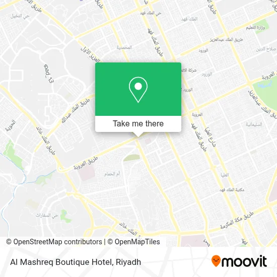 Al Mashreq Boutique Hotel map