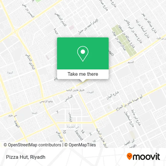 Pizza Hut map