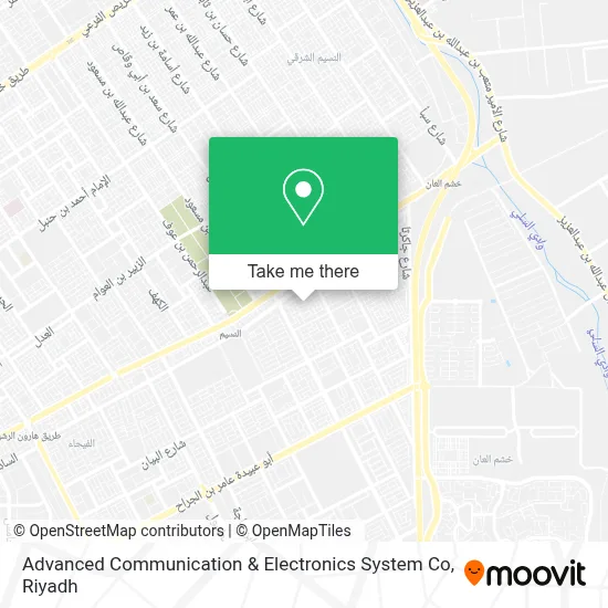 Advanced Communication & Electronics System Co map