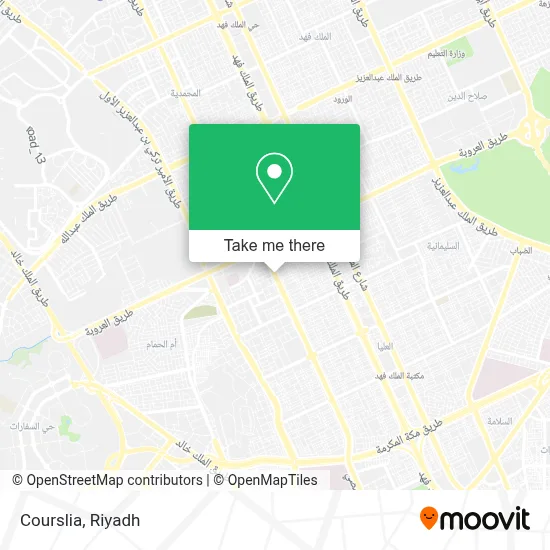Courslia map