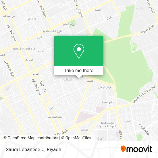 Saudi Lebanese C map