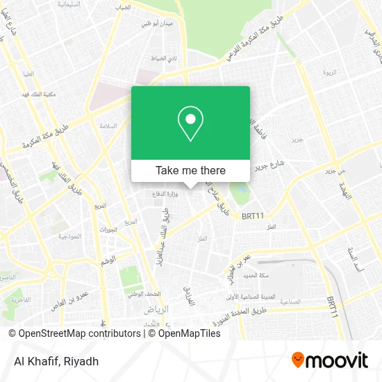 Al Khafif map