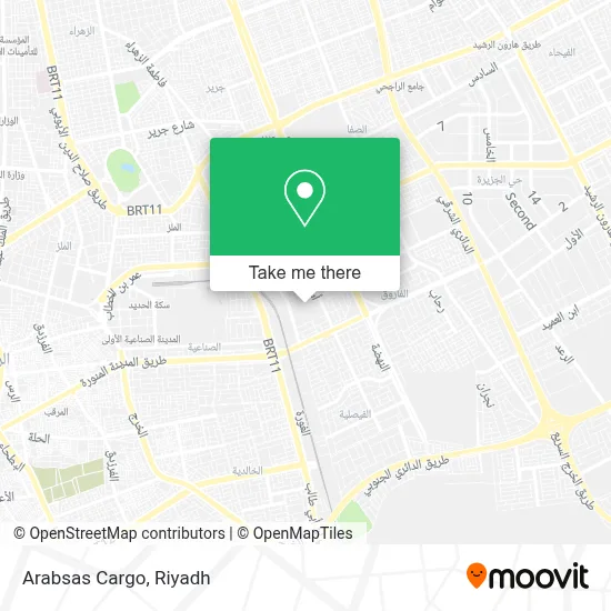 Arabsas Cargo map