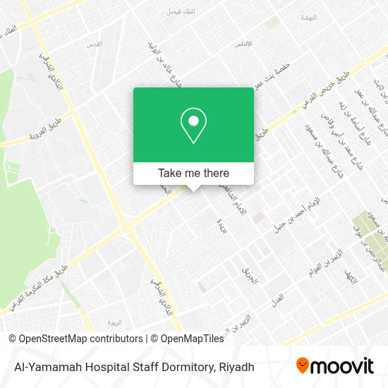 Al-Yamamah Hospital Staff Dormitory map