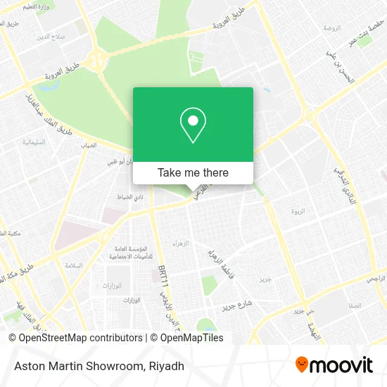 Aston Martin Showroom map