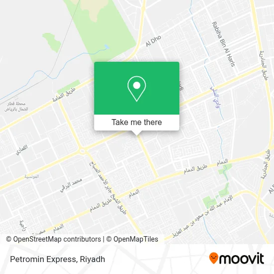 Petromin Express map