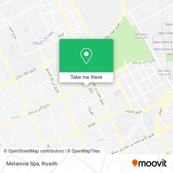 Metanoia Spa map