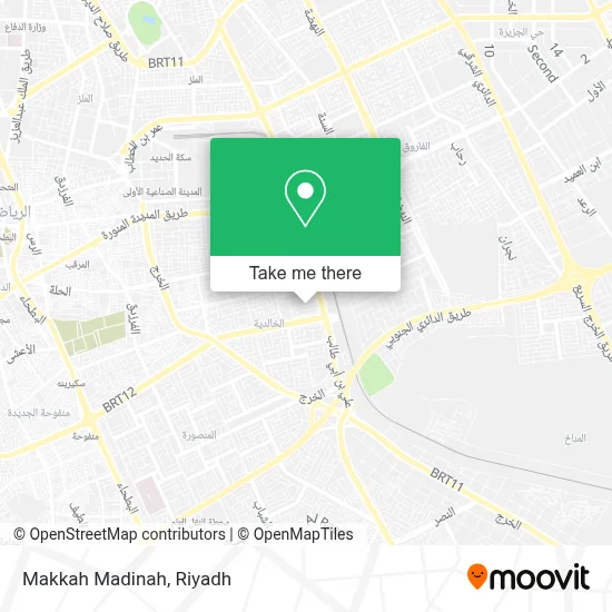 Makkah Madinah map
