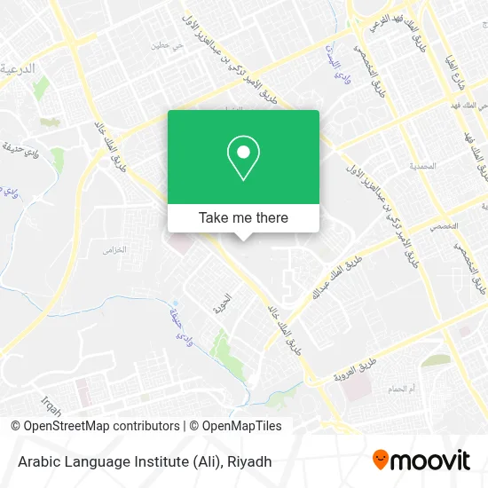 Arabic Language Institute (Ali) map