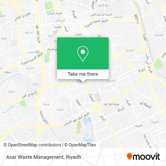 Asar Waste Management map