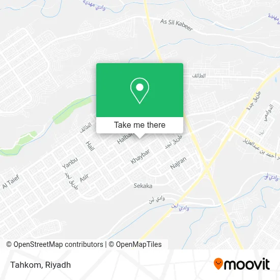 Tahkom map