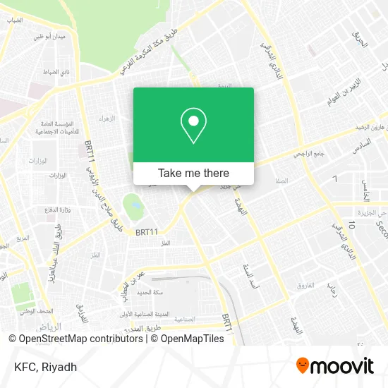 KFC map