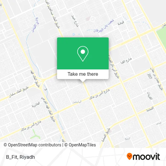 B_Fit map