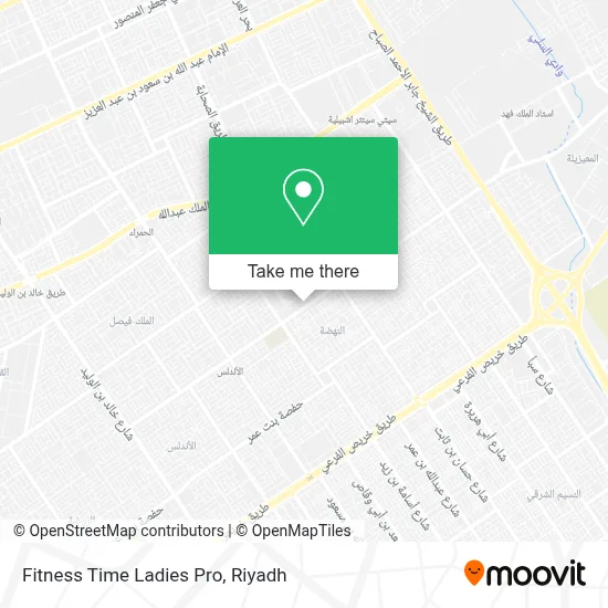 Fitness Time Ladies Pro map