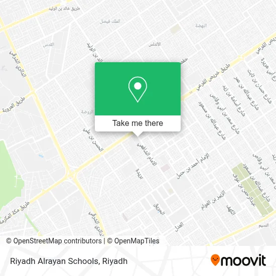 Riyadh Alrayan Schools map