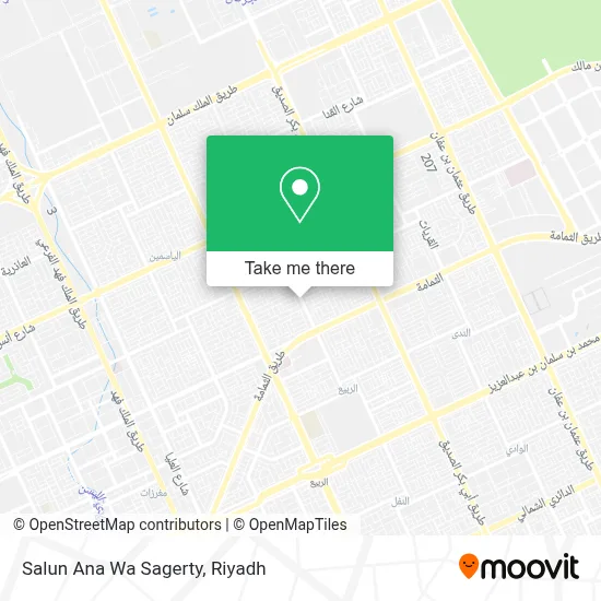 Salun Ana Wa Sagerty map