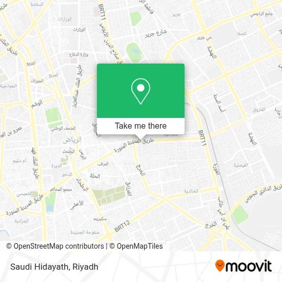 Saudi Hidayath map