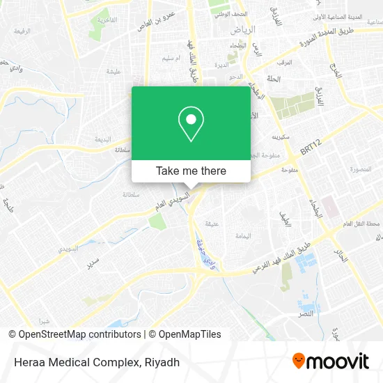 Heraa Medical Complex map
