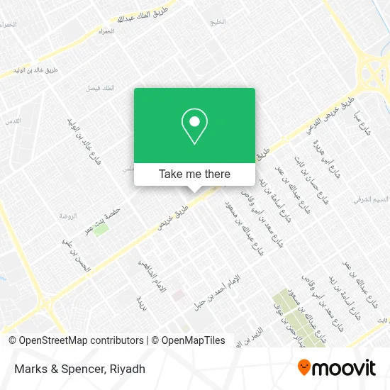 Marks & Spencer map