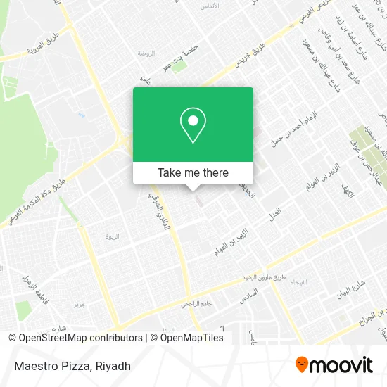Maestro Pizza map