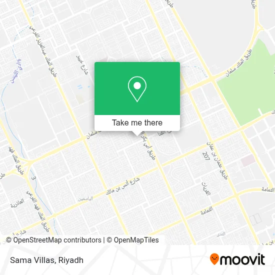 Sama Villas map