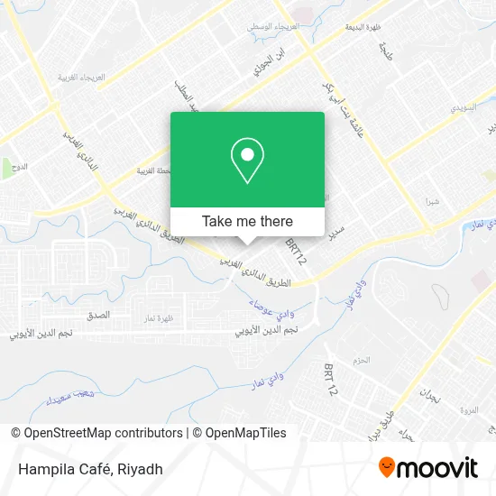 Hampila Café map