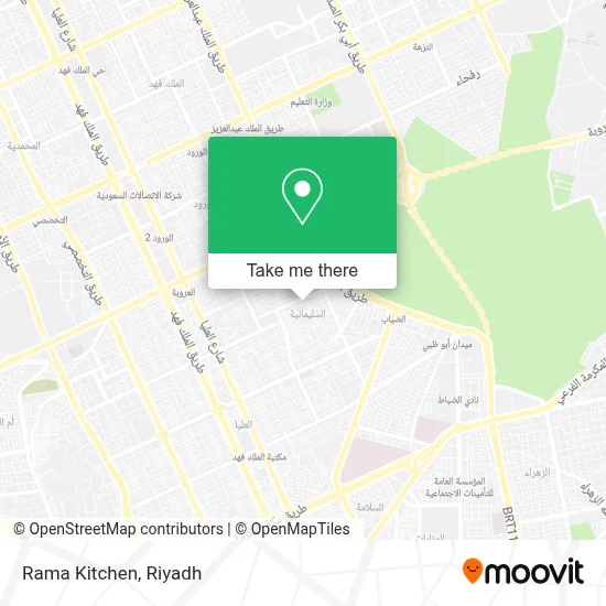 Rama Kitchen map