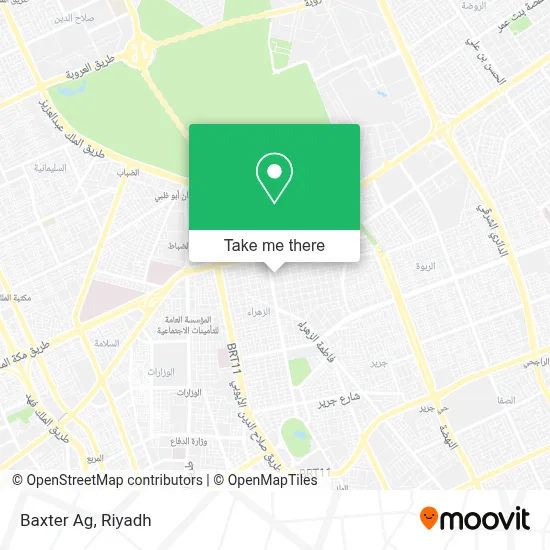 Baxter Ag map